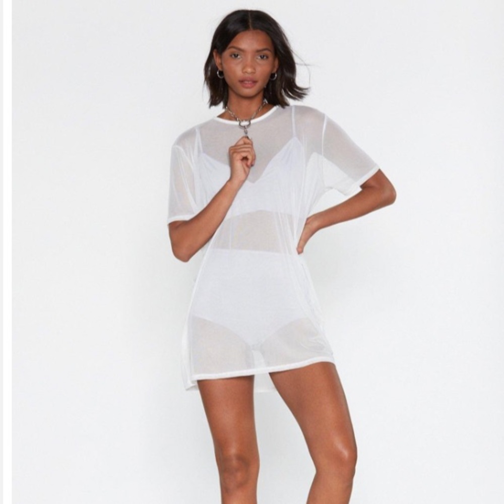 NASTY GAL mesh dress